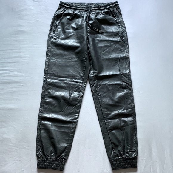 Zara Faux Leather Pants - Picture 1 of 3